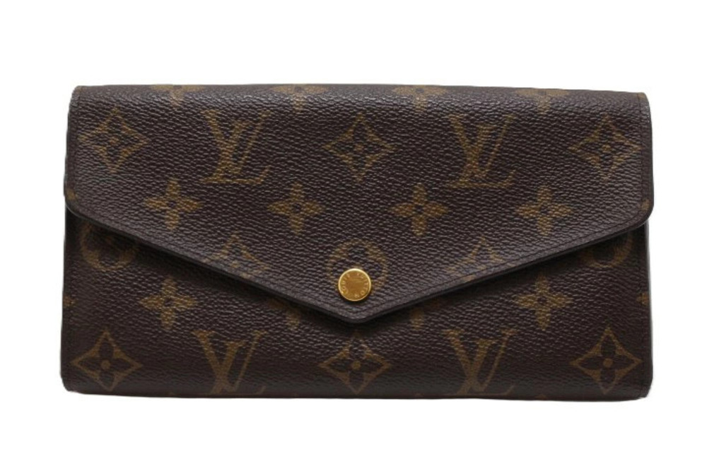LOUIS VUITTON Bag Portefeuille Sarah Monogram Wallet Accessories Long Canvas
